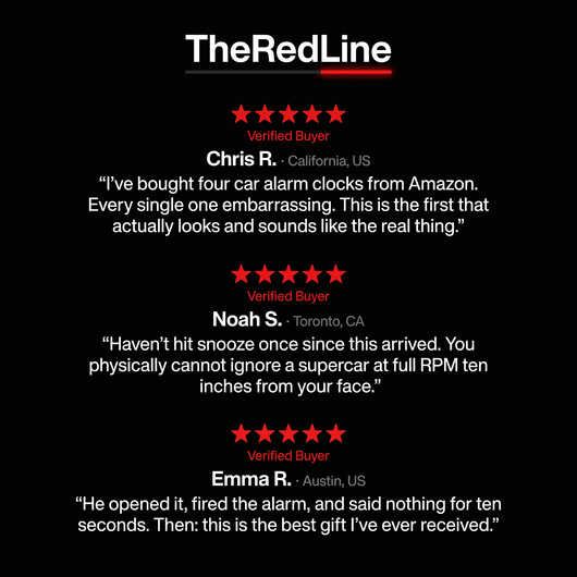 The Redline Alarm Clock